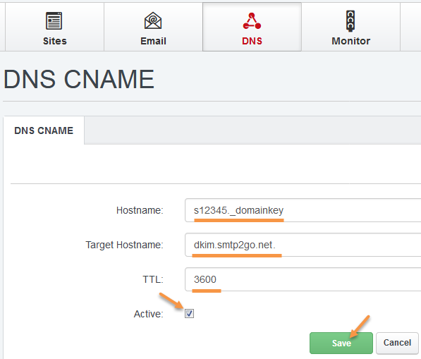 Ispconfig 3 настройка dns